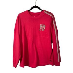 Disney Parks Disney World Imagination Pink Adult Sprit Jersey Glitter Sparkle